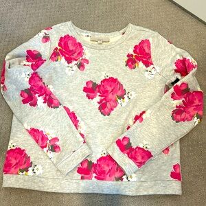 Loft floral sweatshirt